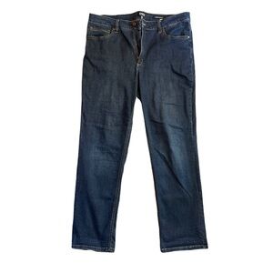 Jones New York Women’s Lexington Straight Dark Blue Jeans Size 14